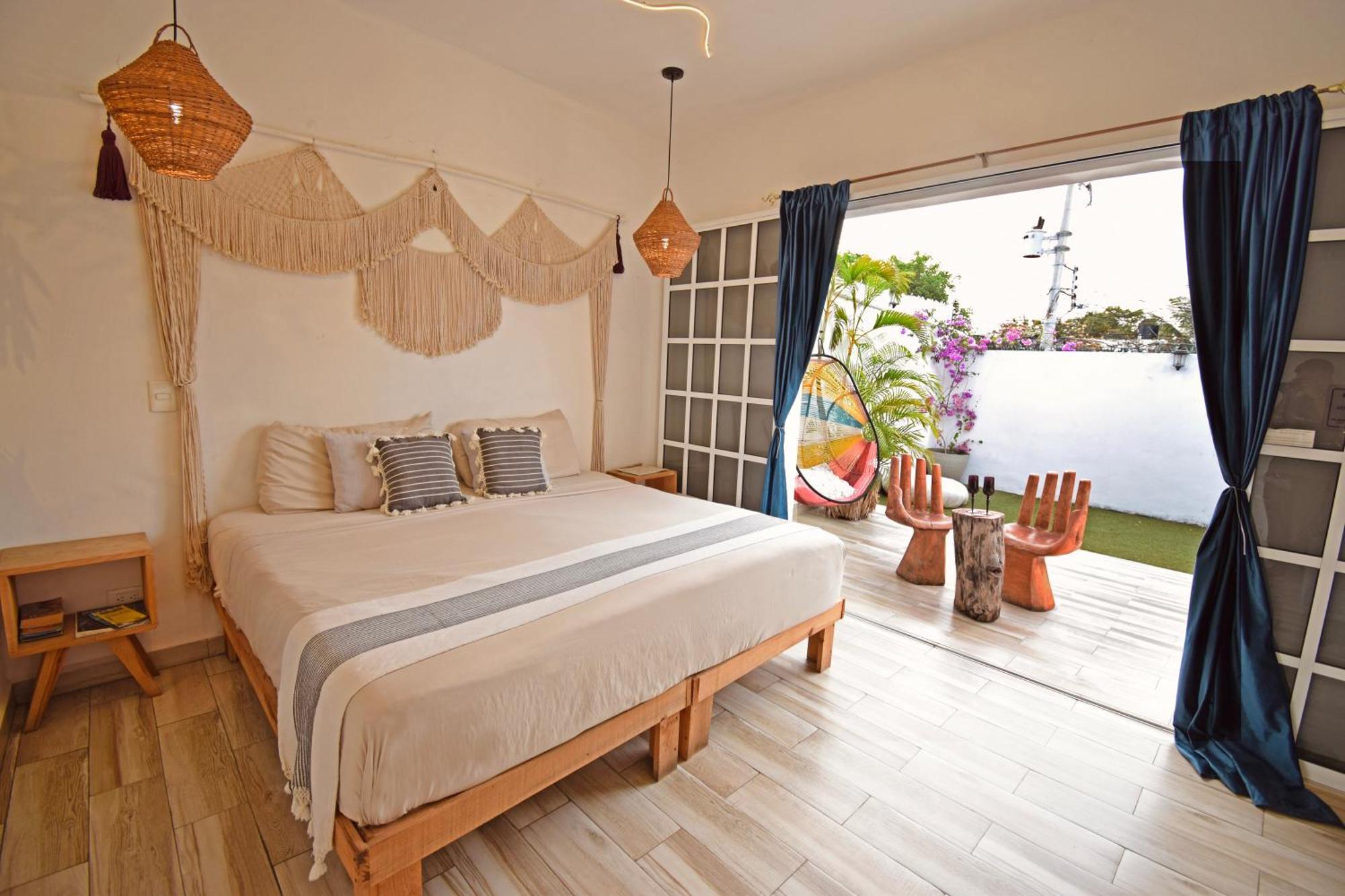 Tropical Bedroom -Casa Nomis Cancun Bagian luar foto
